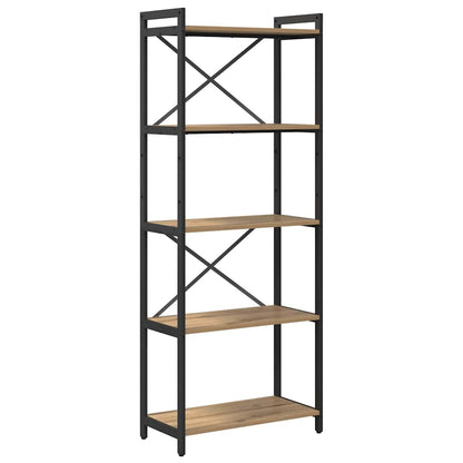 Libreria Rovere artigianale 60 x 30 x 155 cm Legno multistrato