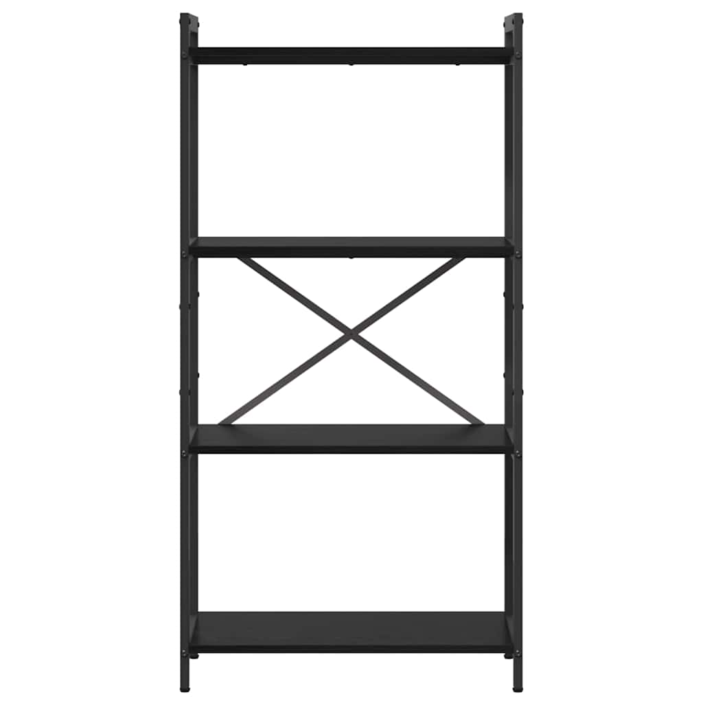 Libreria Rovere Nero 60 x 30 x 120 cm Legno multistrato