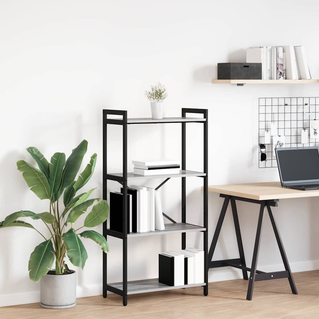 Libreria Grigio sonoma 40 x 30 x 85 cm Legno multistrato