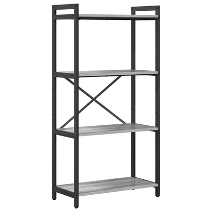Libreria Grigio sonoma 60 x 30 x 120 cm Legno multistrato