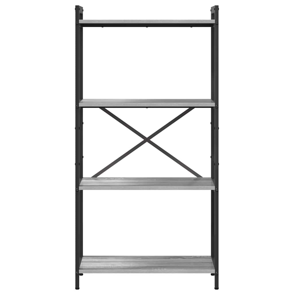 Libreria Grigio sonoma 60 x 30 x 120 cm Legno multistrato