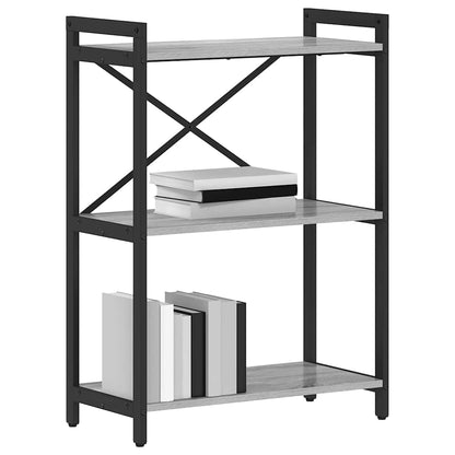 Libreria Grigio sonoma 60 x 30 x 85 cm Legno multistrato