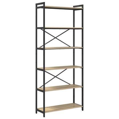 Libreria Rovere Sonoma 80 x 30 x 189,5 cm Legno multistrato