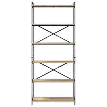 Libreria Rovere Sonoma 80 x 30 x 189,5 cm Legno multistrato