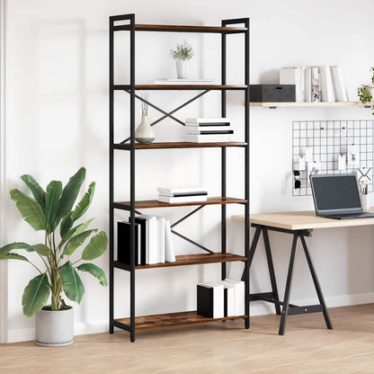 Libreria Rovere fumÃ© 40 x 30 x 85 cm Legno multistrato