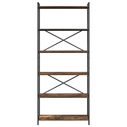 Libreria Rovere fumÃ© 40 x 30 x 85 cm Legno multistrato