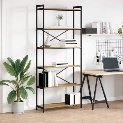 Libreria Rovere artigianale 80 x 30 x 189,5 cm