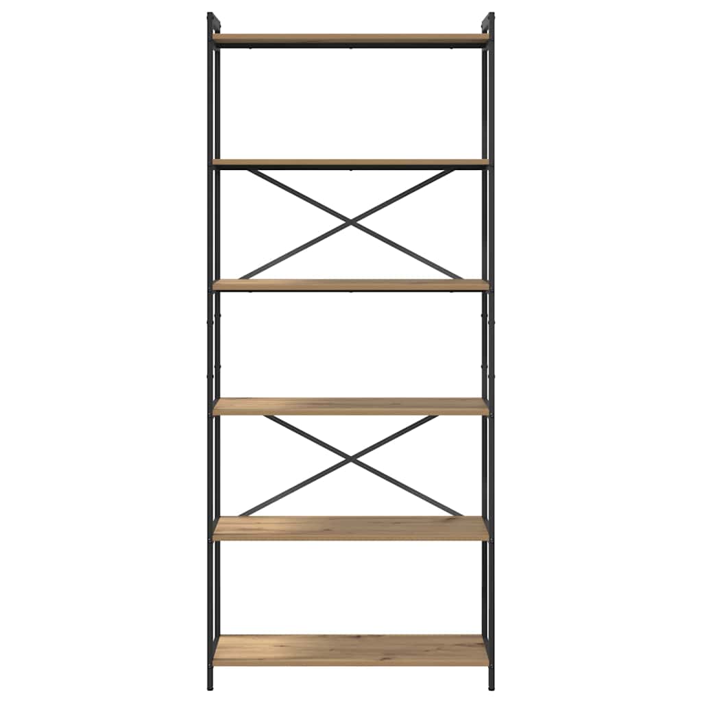 Libreria Rovere artigianale 80 x 30 x 189,5 cm