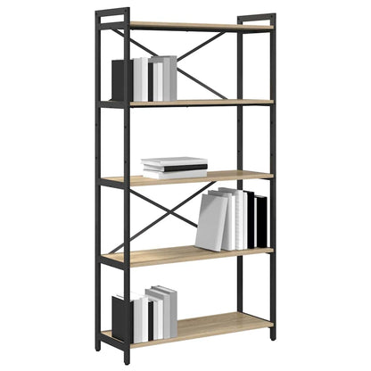 Libreria Rovere Sonoma 80 x 30 x 155 cm Legno multistrato