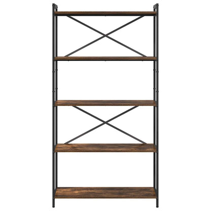 Libreria Rovere fumÃ© 80 x 30 x 155 cm Legno multistrato