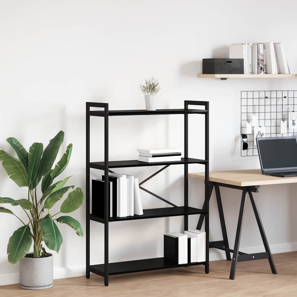Libreria Rovere Nero 80 x 30 x 120 cm Legno multistrato