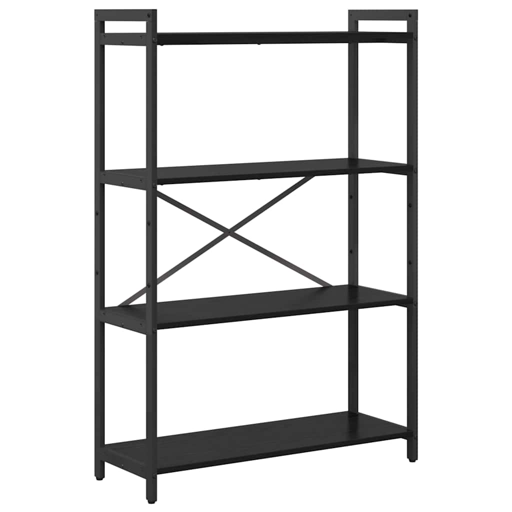 Libreria Rovere Nero 80 x 30 x 120 cm Legno multistrato