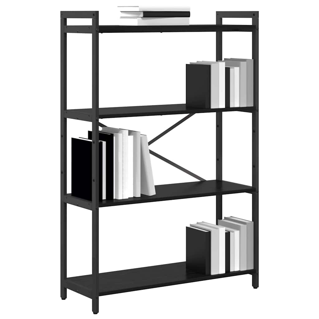 Libreria Rovere Nero 80 x 30 x 120 cm Legno multistrato