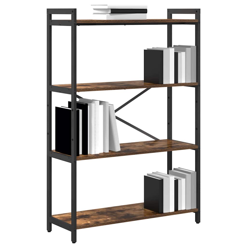 Libreria Rovere fumÃ© 80 x 30 x 120 cm Legno multistrato