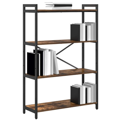 Libreria Rovere fumÃ© 80 x 30 x 120 cm Legno multistrato