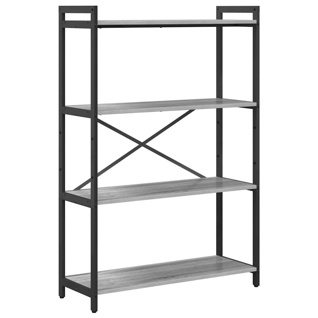 Libreria Grigio sonoma 80 x 30 x 120 cm Legno multistrato