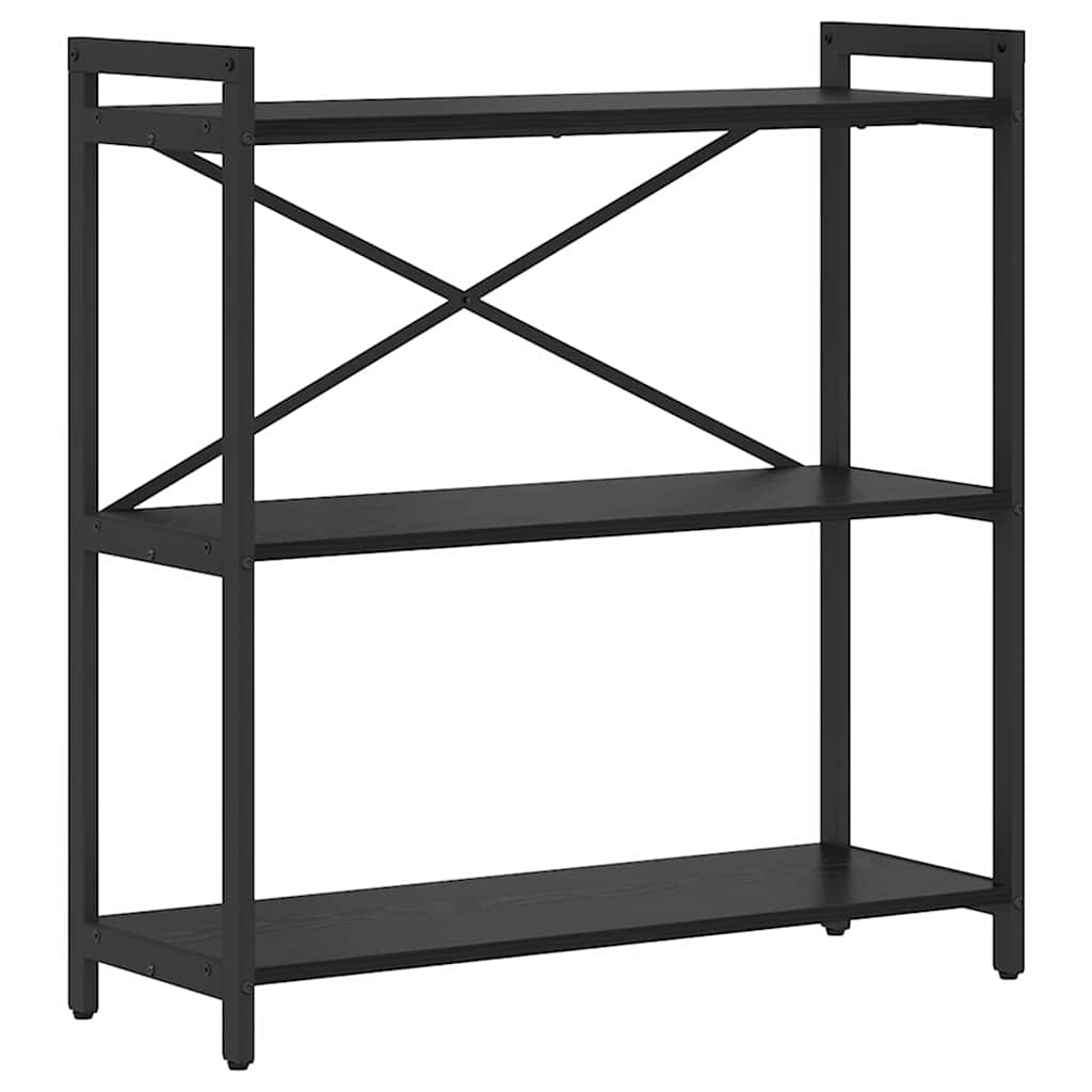 Libreria Rovere Nero 80 x 30 x 85 cm Legno multistrato