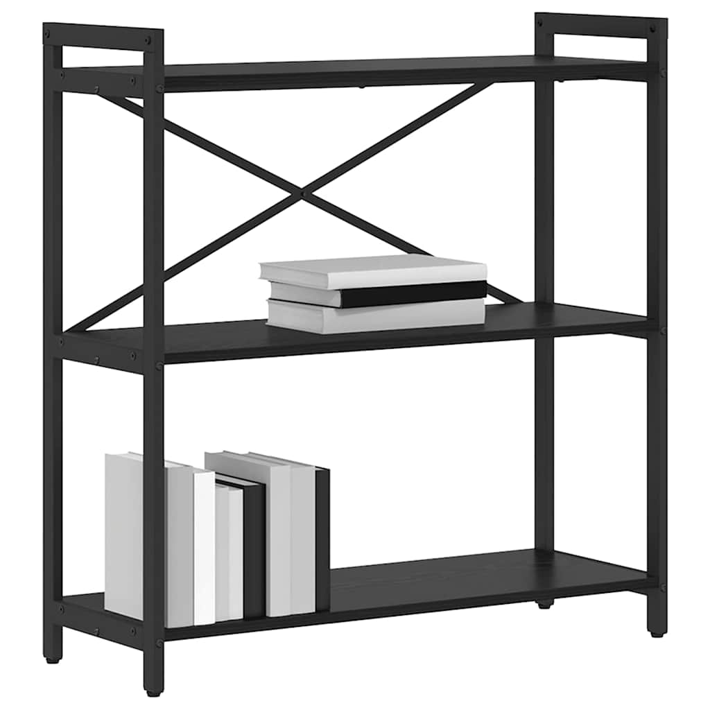 Libreria Rovere Nero 80 x 30 x 85 cm Legno multistrato