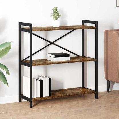 Libreria Rovere fumÃ© 80 x 30 x 85 cm Legno multistrato