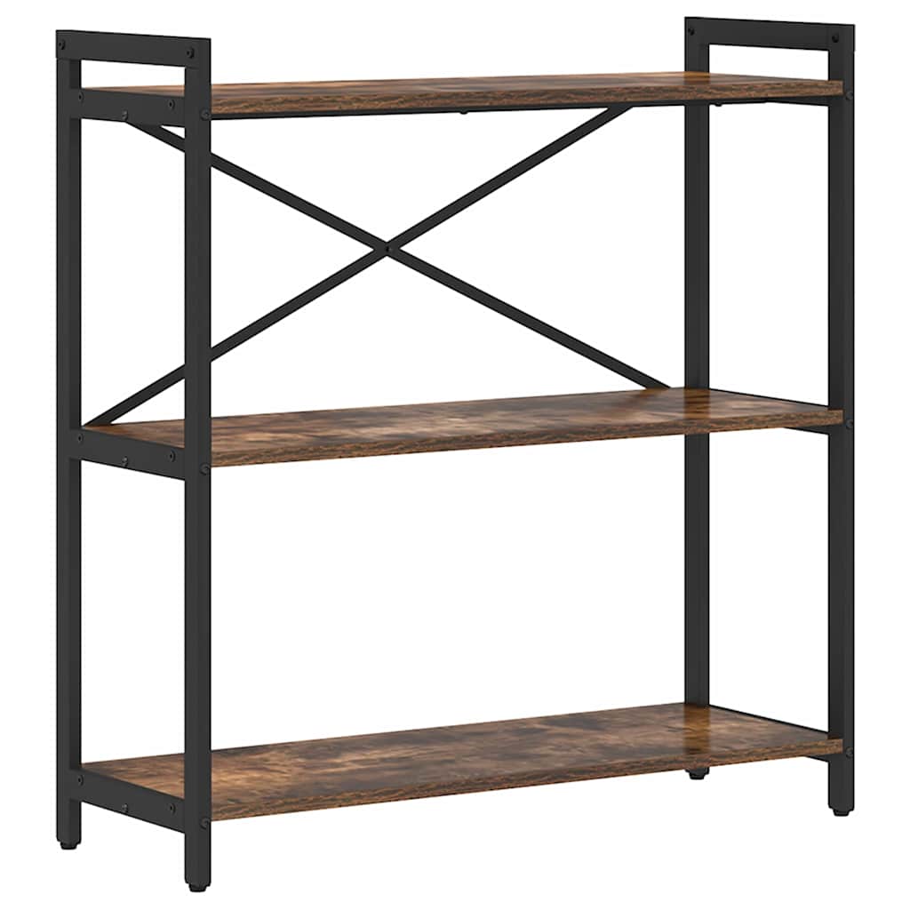 Libreria Rovere fumÃ© 80 x 30 x 85 cm Legno multistrato