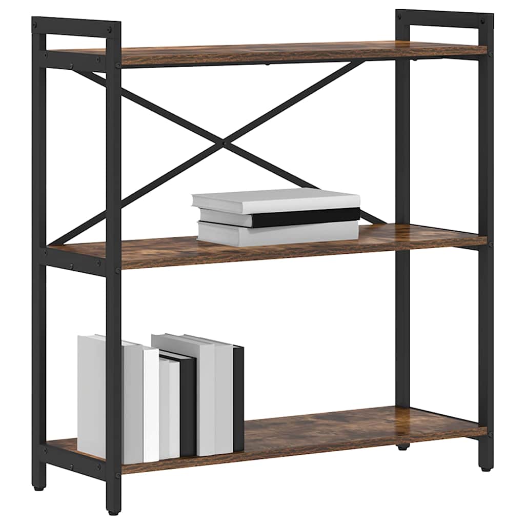 Libreria Rovere fumÃ© 80 x 30 x 85 cm Legno multistrato