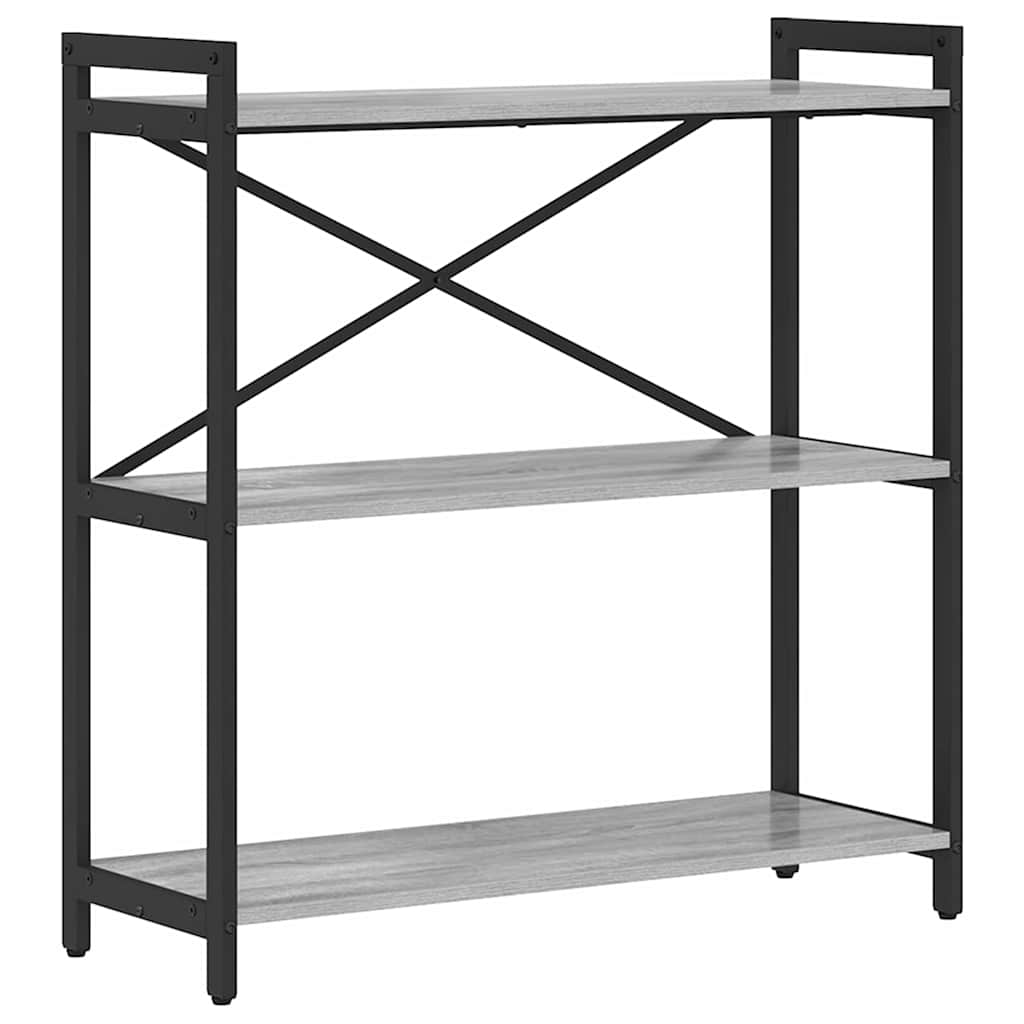 Libreria Grigio sonoma 80 x 30 x 85 cm Legno multistrato