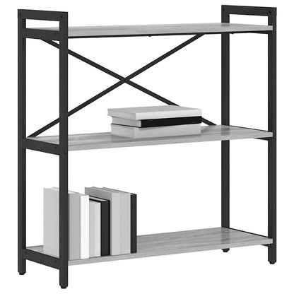 Libreria Grigio sonoma 80 x 30 x 85 cm Legno multistrato