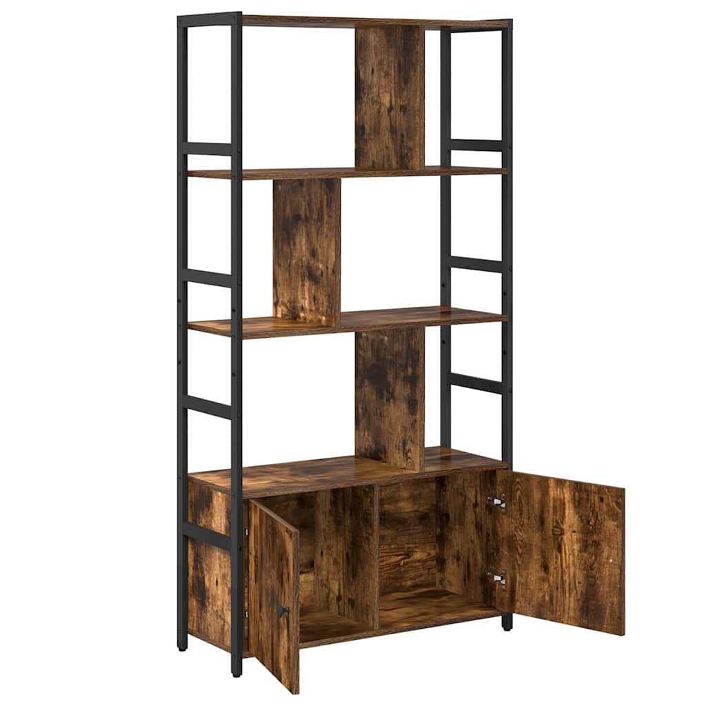 Libreria Rovere fumé 80 x 30 x 155,5 cm Legno multistrato
