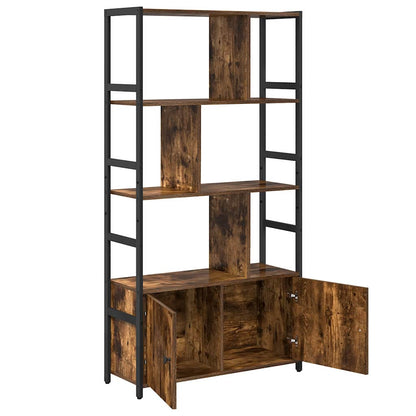 Libreria Rovere fumé 80 x 30 x 155,5 cm Legno multistrato