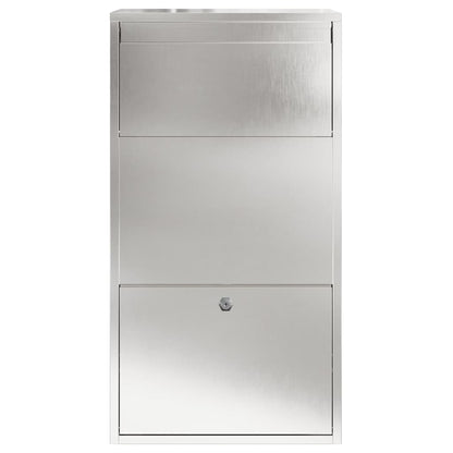 Cassetta per pacchi con archiviazione Argento 44 x 22 x 82 cm