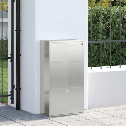 Cassetta per pacchi Argento 44 x 22 x 82 cm Acciaio zincato