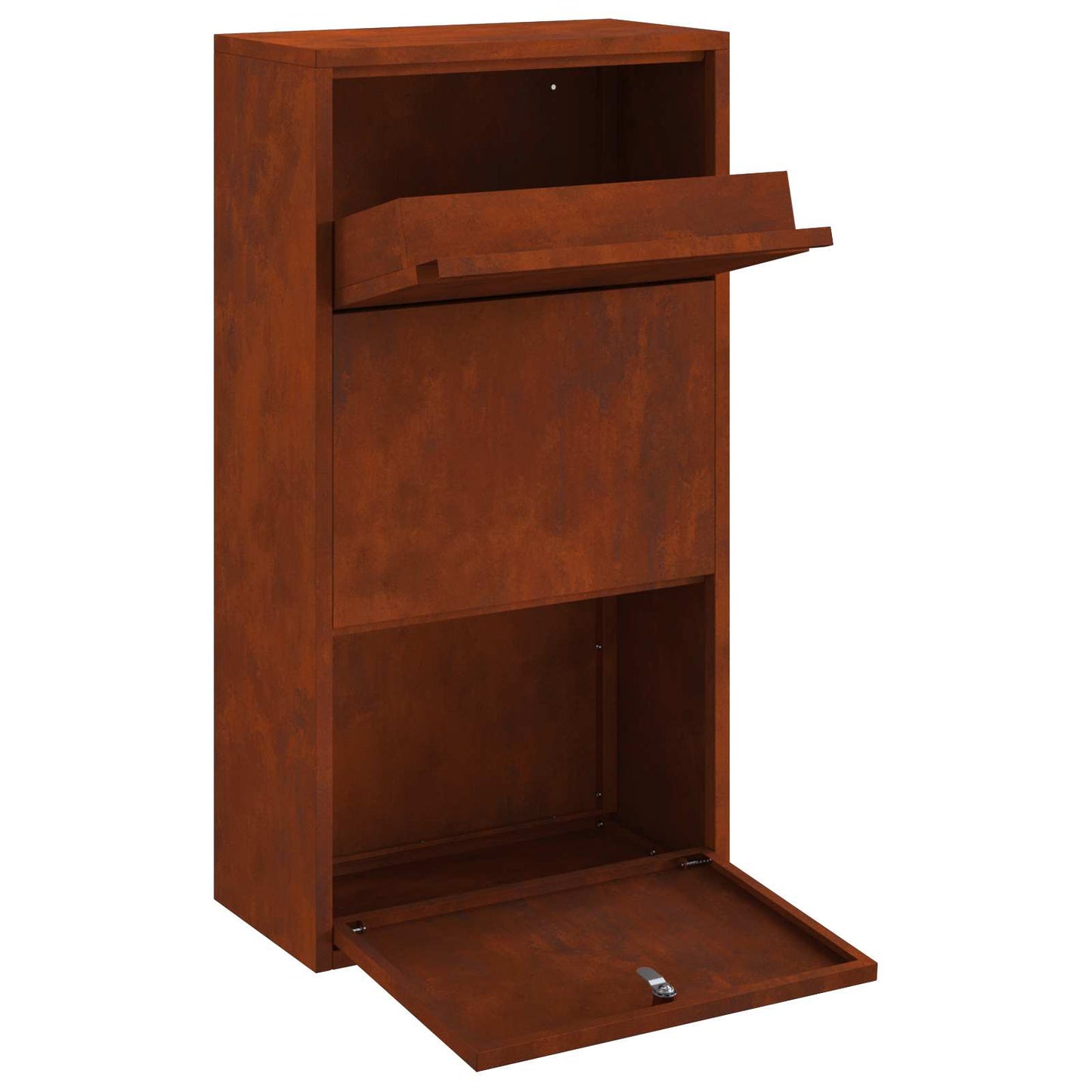 Cassetta per pacchi con archiviazione Ruggine 44 x 22 x 82 cm