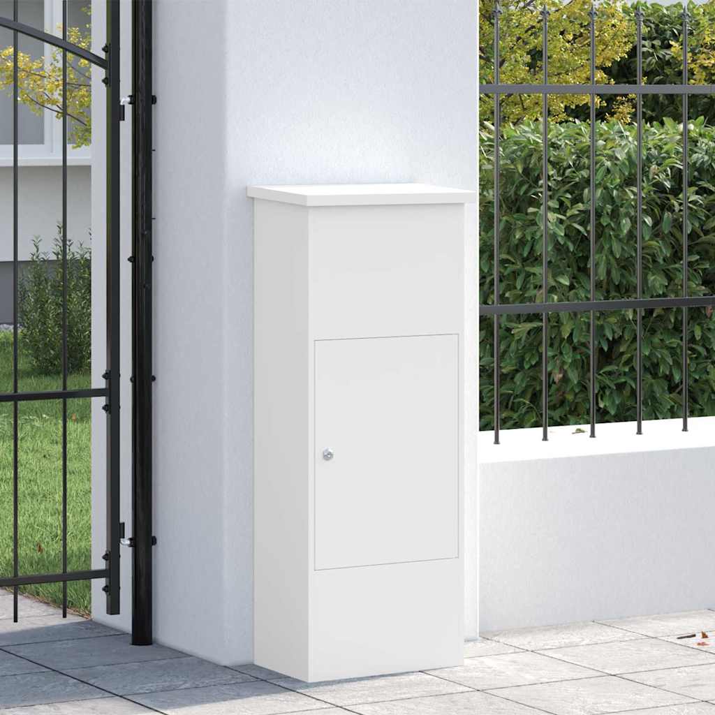 Cassetta per pacchi Bianco 44,5 x 29 x 110,5 cm Acciaio