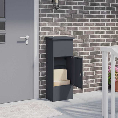 Cassetta per pacchi Antracite 44,5 x 29 x 110,5 cm Acciaio