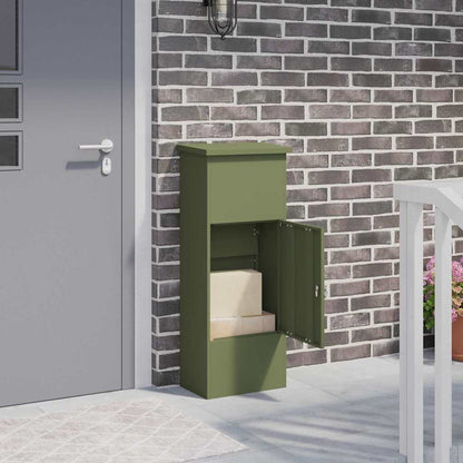 Cassetta per pacchi Oliver verde 44,5 x 29 x 110,5 cm Acciaio