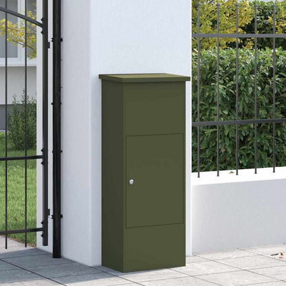 Cassetta per pacchi Oliver verde 44,5 x 29 x 110,5 cm Acciaio