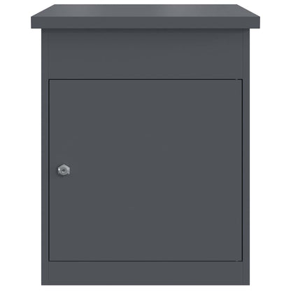 Cassetta per pacchi Antracite 47.5 x 38 x 59 cm Acciaio