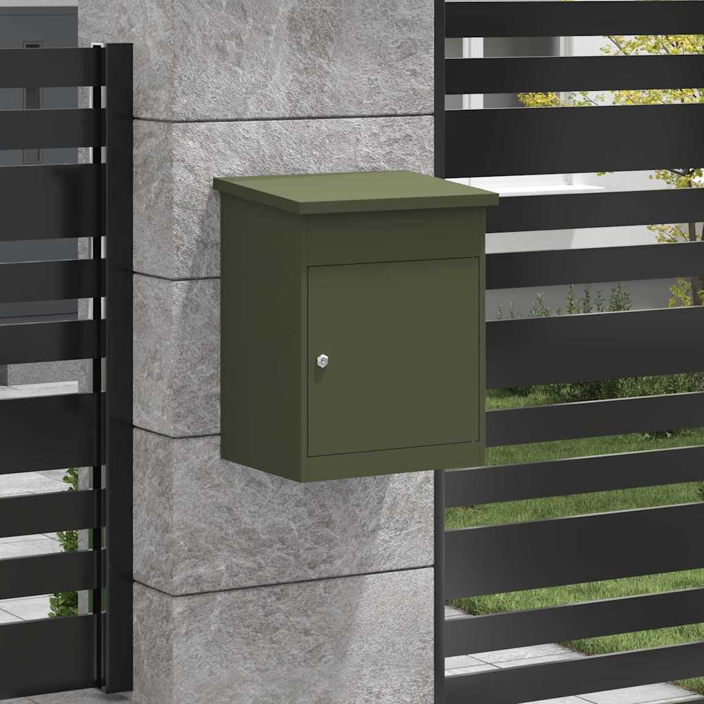 Cassetta per pacchi Oliver verde 47.5 x 38 x 59 cm Acciaio