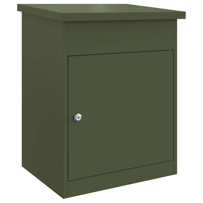 Cassetta per pacchi Oliver verde 47.5 x 38 x 59 cm Acciaio
