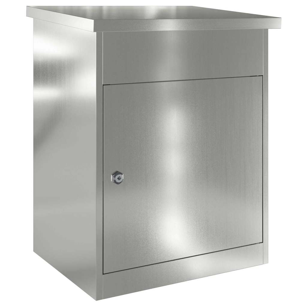 Cassetta per pacchi Nero 47.5 x 38 x 59 cm Acciaio zincato