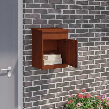 Cassetta per pacchi con archiviazione Ruggine 47.5 x 38 x 59 cm