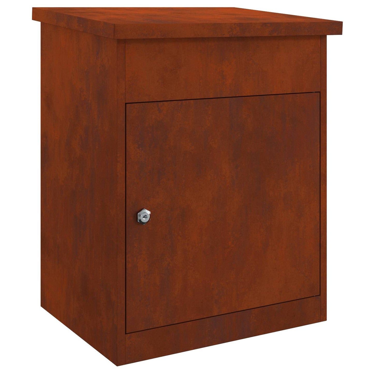 Cassetta per pacchi con archiviazione Ruggine 47.5 x 38 x 59 cm