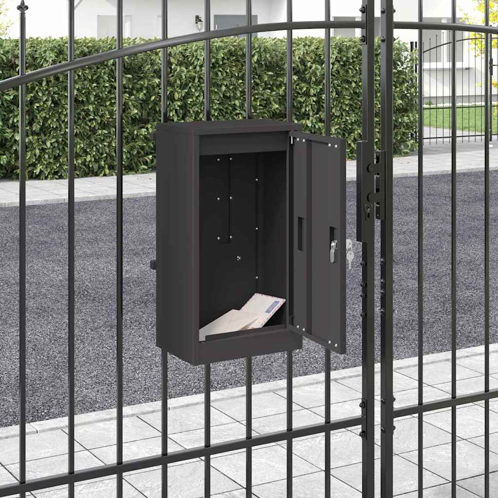 cassetta postalepastkastei Nero 30 x 20 x 55 cm Acciaio