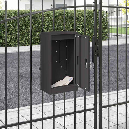 cassetta postalepastkastei Nero 30 x 20 x 55 cm Acciaio
