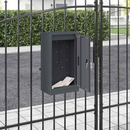 cassetta postalepastkastei Antracite 30 x 20 x 55 cm Acciaio