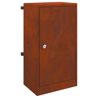 cassetta postalepastkastei con porta Ruggine 30 x 20 x 55 cm