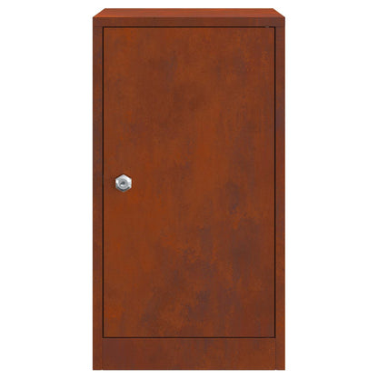 cassetta postalepastkastei con porta Ruggine 30 x 20 x 55 cm