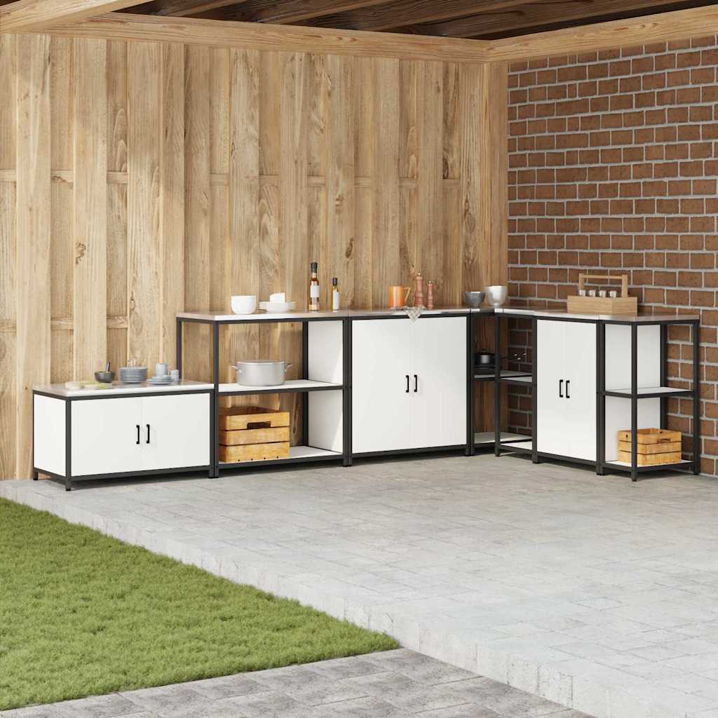 Stoccaggio in cucina Bianco 60 x 50 x 92 cm Acciaio