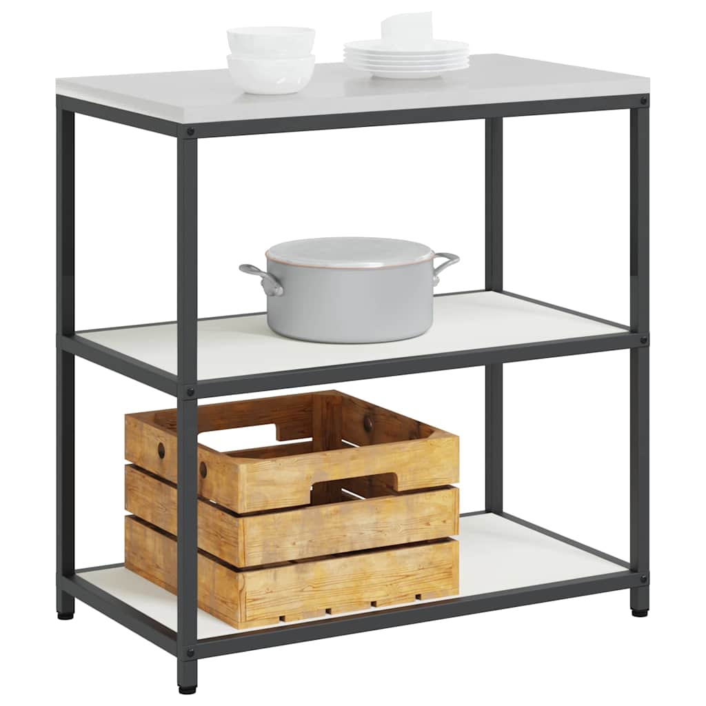 Stoccaggio in cucina Bianco 60 x 50 x 92 cm Acciaio