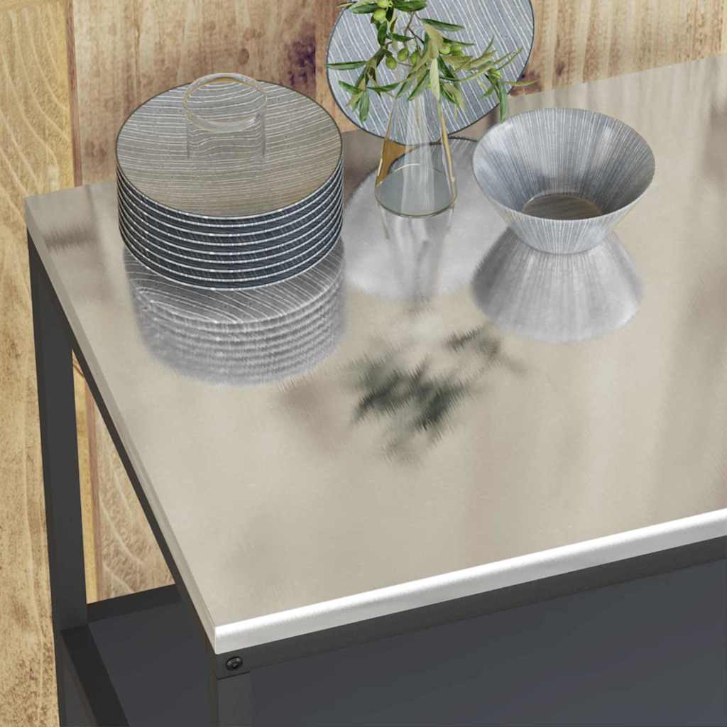 Stoccaggio in cucina Antracite 60 x 50 x 92 cm Acciaio